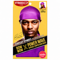 Bonnet Silky Spandex Durag PURPLE - RED BY KISS