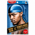 Bonnet Velvet Luxe Durag Blue - RED BY KISS