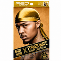 Bonnet Velvet Luxe Durag Gold - RED BY KISS