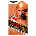 Bonnet Deep Wave Silky Metallic Durag Orange - MAGIC COLLECTION