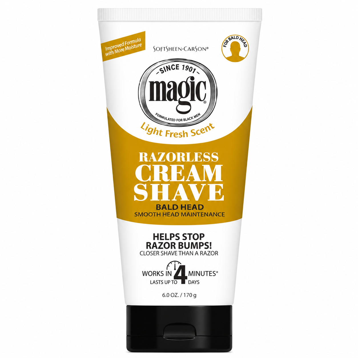 Crème Dépilatoire Bald Head 170g - MAGIC