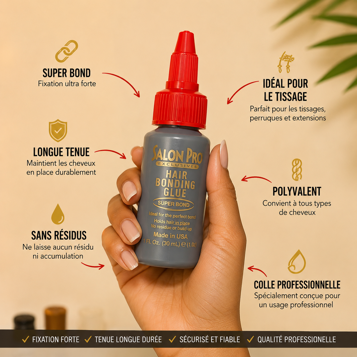 Colle Tissage Hair Bonding Glue 30ml - SALON PRO