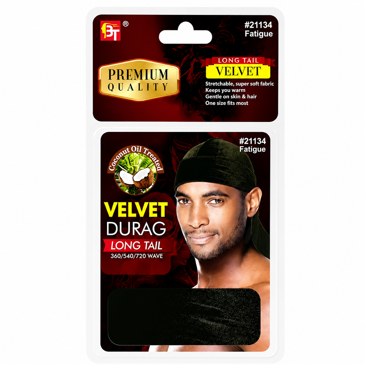 Bonnet Durag en Soie couleur Fatigue