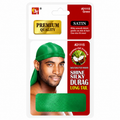 BEAUTY TOWN – Bonnet Durag en Soie couleur Emeraude