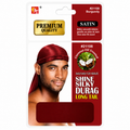 BEAUTY TOWN –  Bonnet Durag en Soie couleur Bourgogne