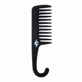 CRAZY POUSS – Peigne Noir Manche Arrondi