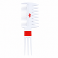 Peigne 3 En 1 Blanc & Rouge - CRAZY POUSS