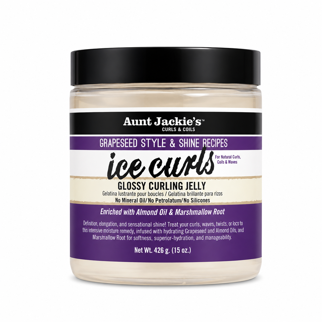 Gel Ice Curls Glossy Curling Jelly 426g - AUNT JACKIE'S