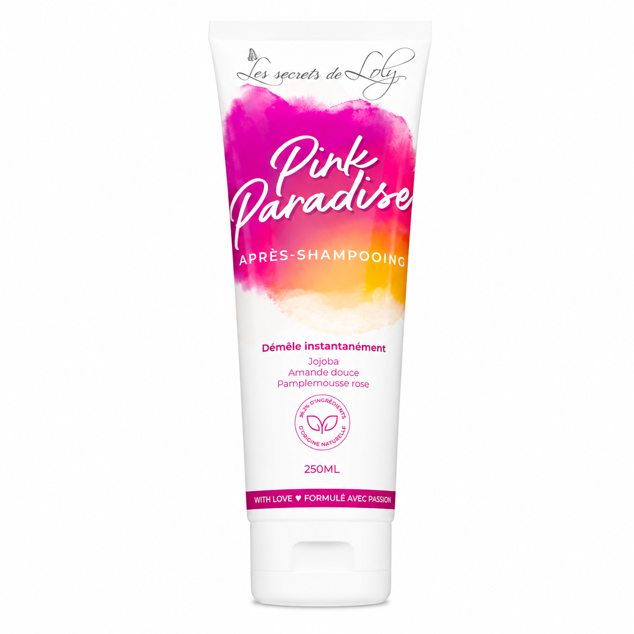 Après-shampoing démêlant Pink Paradise 250ml - Les Secrets de Loly