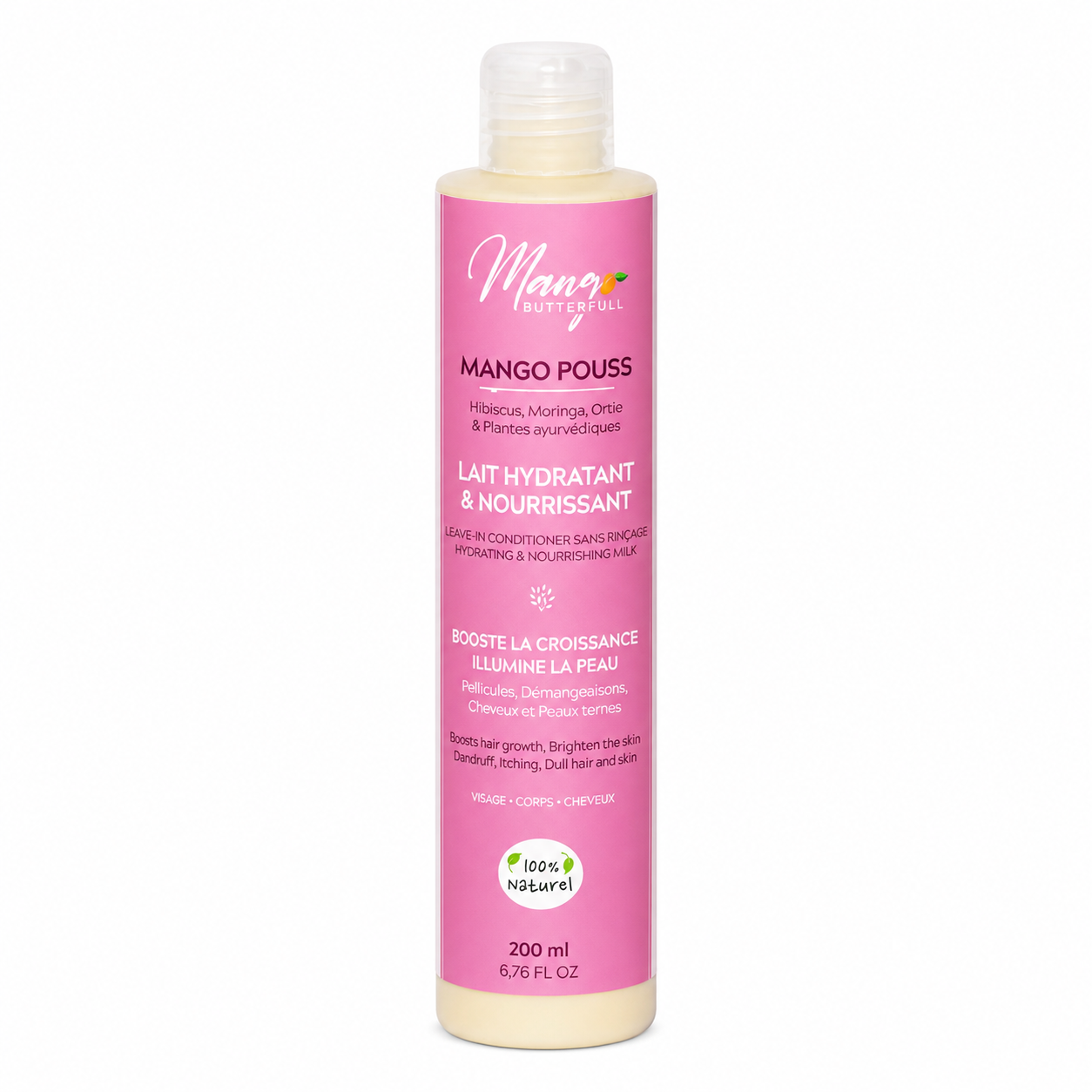 Lait Hydratant & Nourrissant 200ml MANGO POUSS