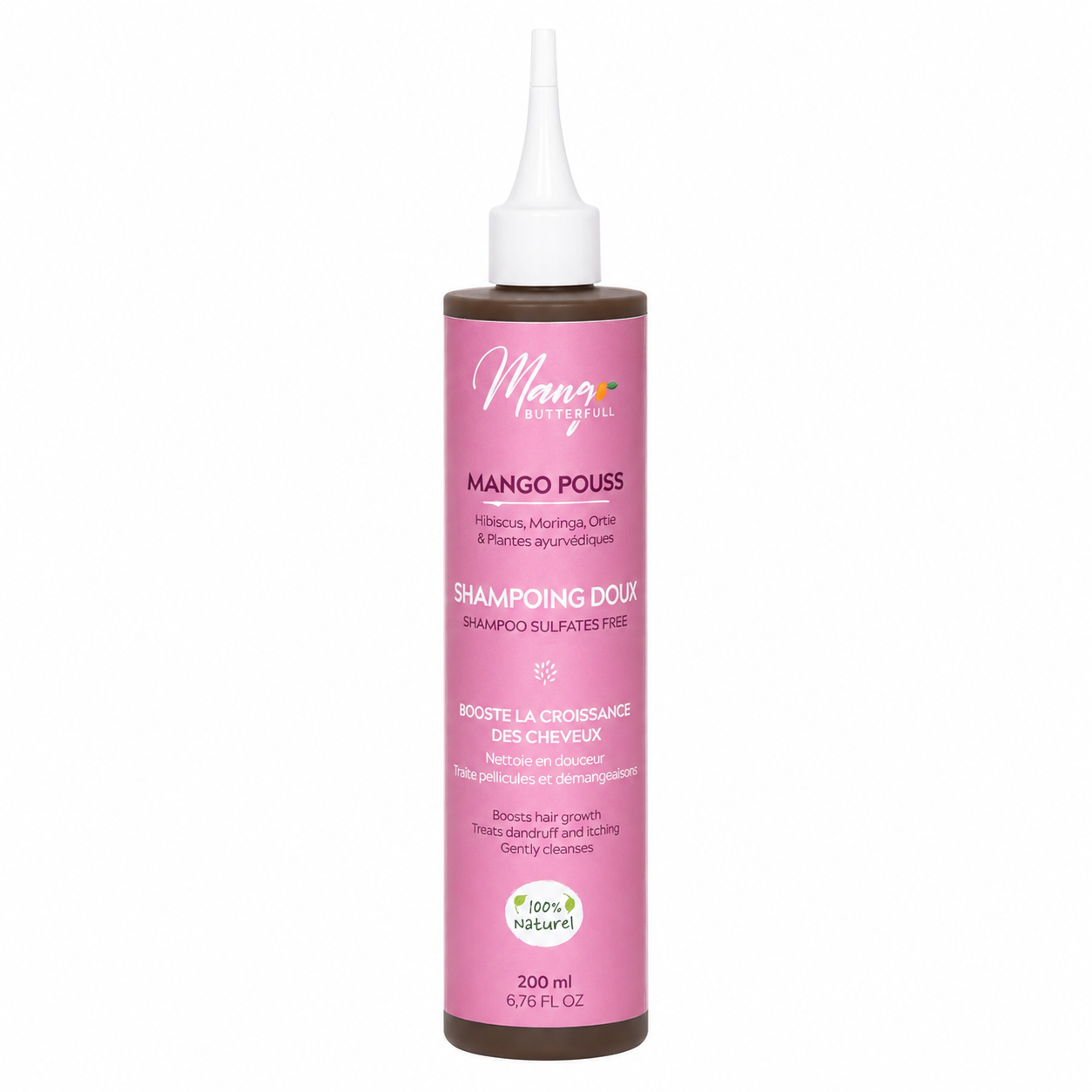 Shampoing Doux 200ml MANGO POUSS