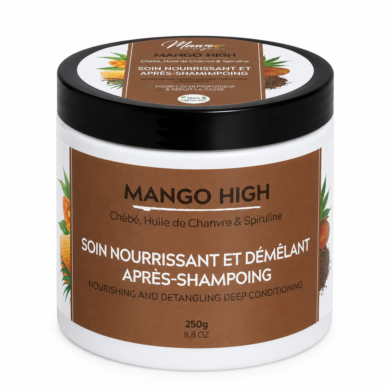 Soin Nourrissant et Démêlant Après Shampoing 250g MANGO HIGH
