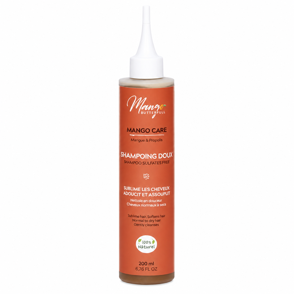 Shampoing Doux MANGO CARE 200ml - MANGO BUTTERFULL