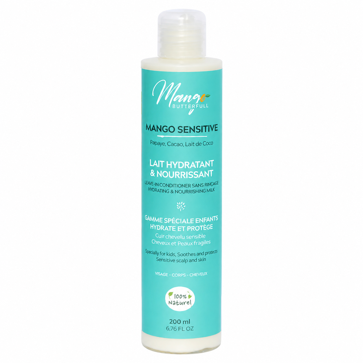 Lait Hydratant & Nourrissant 200ml MANGO SENSITIVE