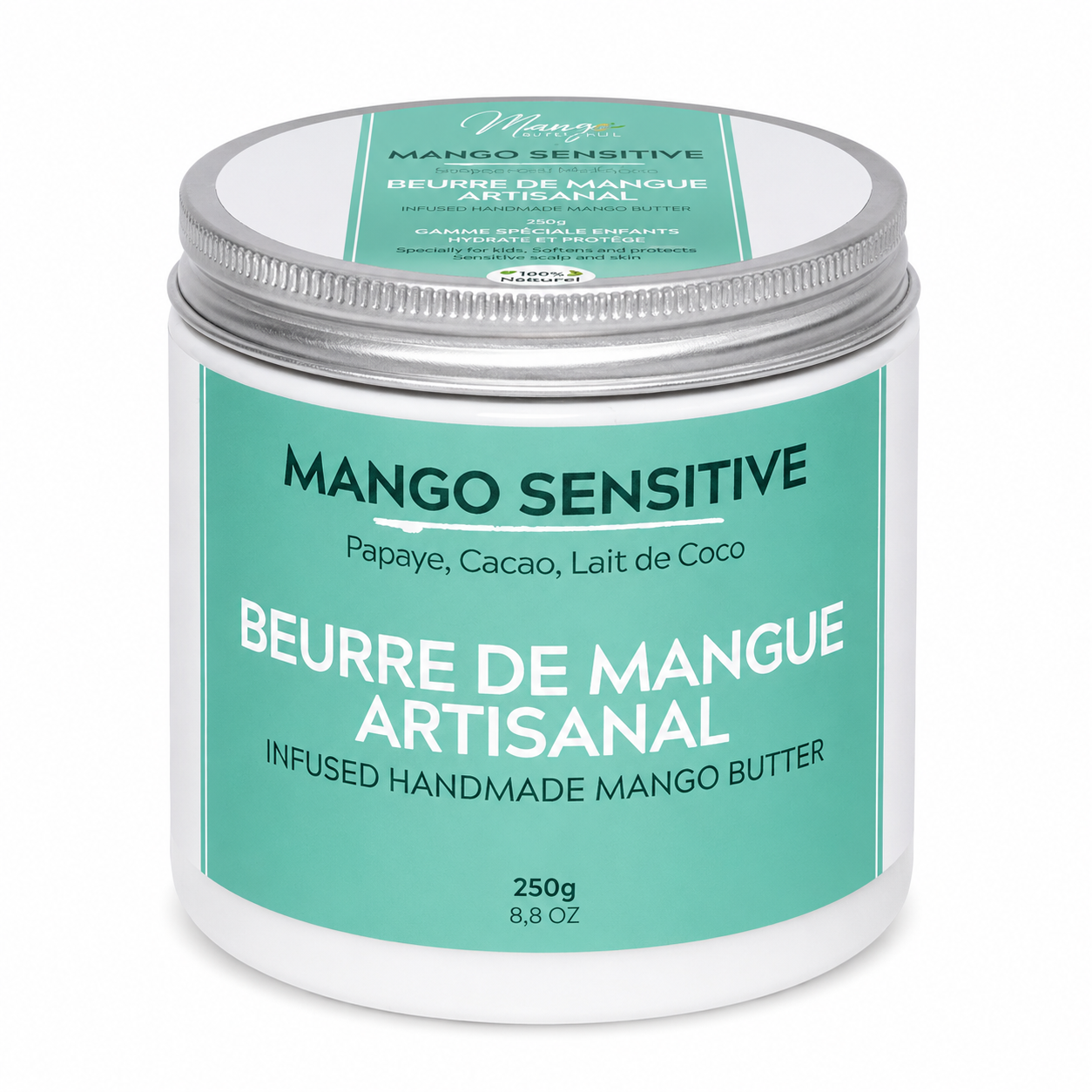 Beurre de Mangue Artisanal 250g MANGO SENSITIVE