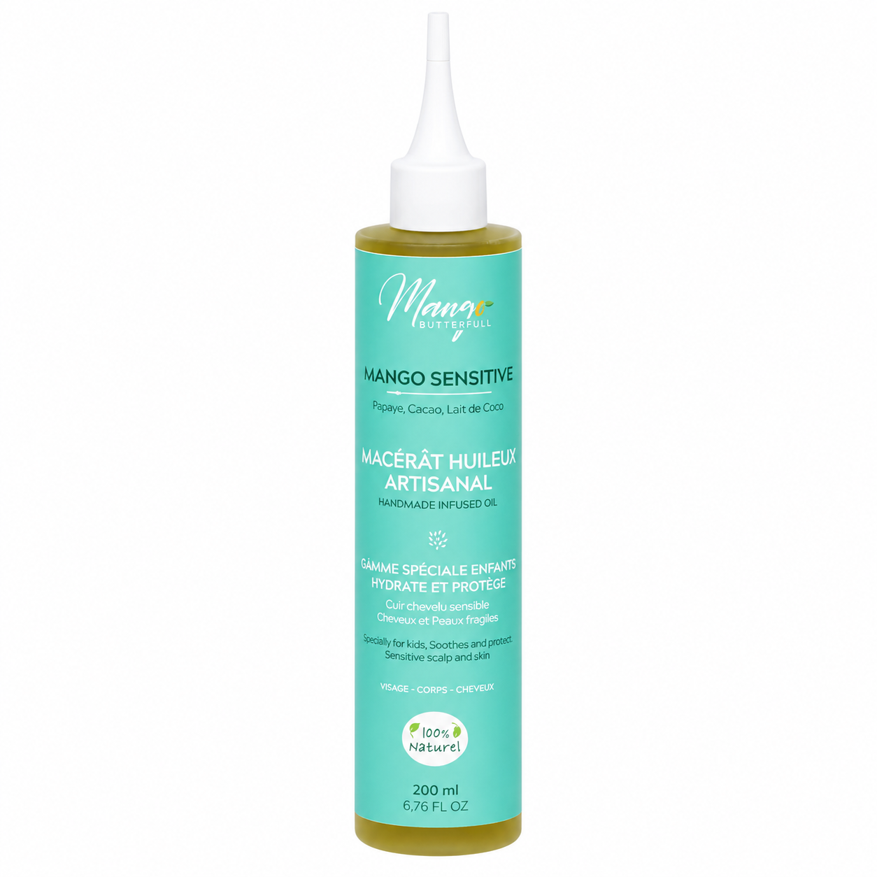 Macérât Huileux Artisanal 200ml MANGO SENSITIVE