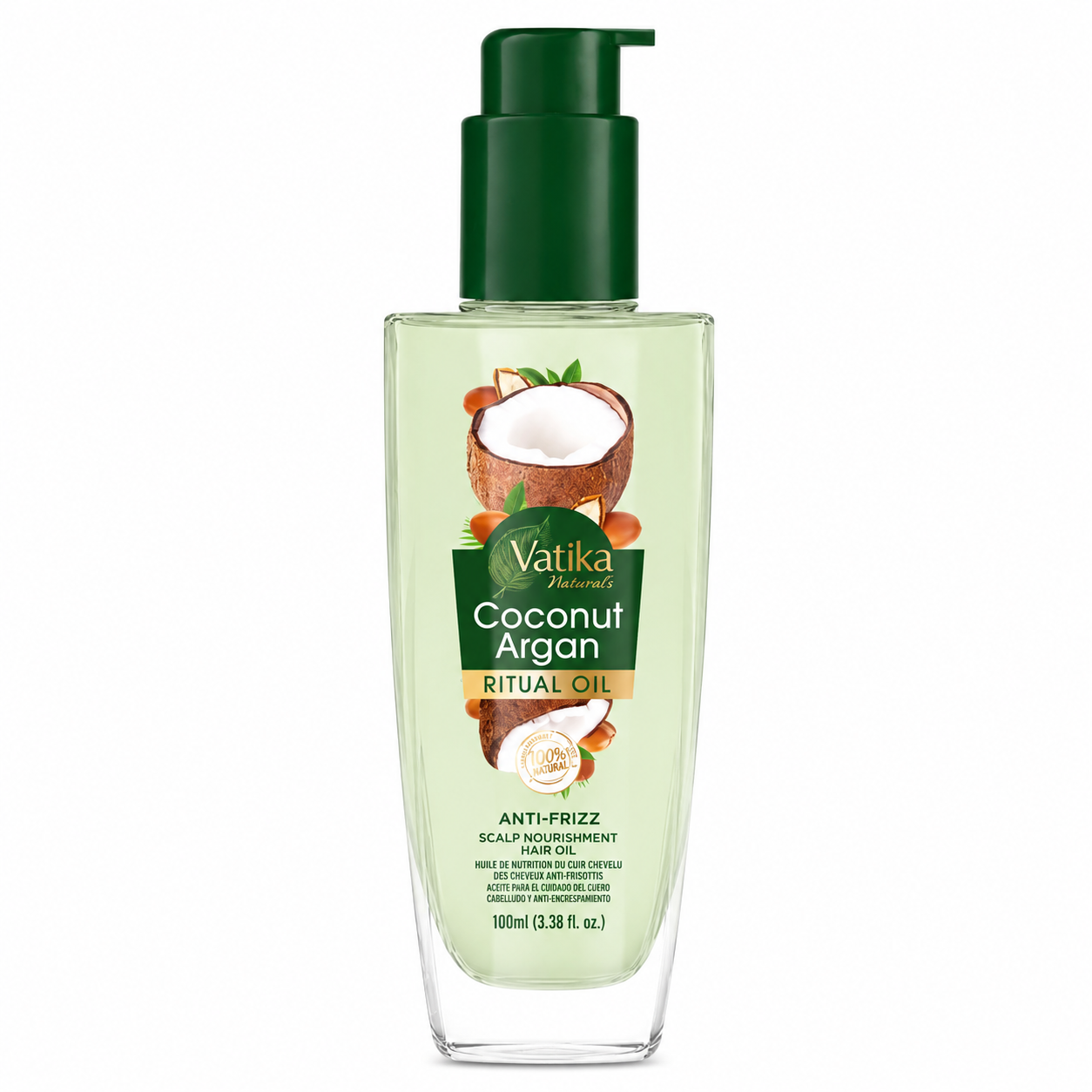 Huile Rituel Coco Argan 100ml - VATIKA