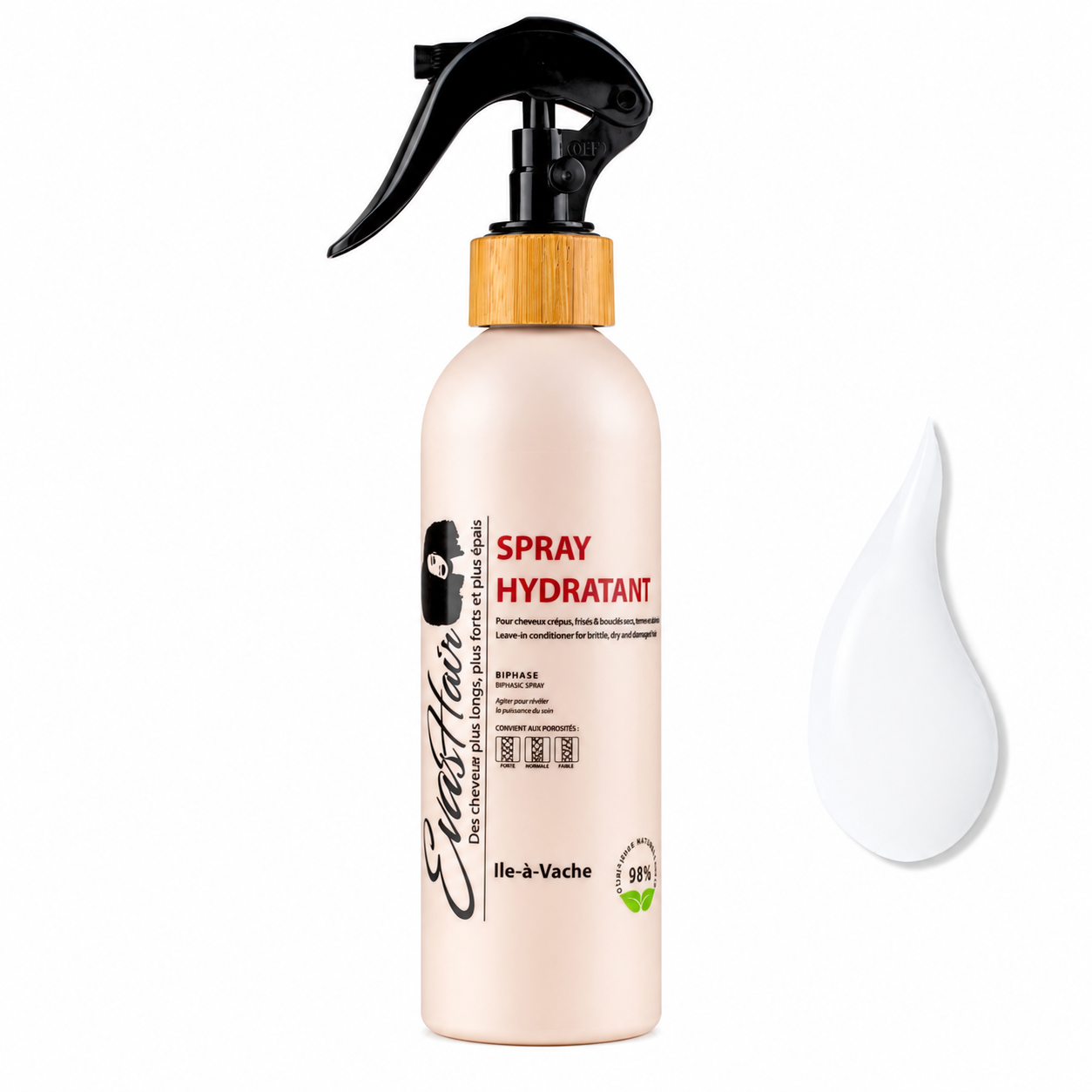 Spray Hydratant BIPHASE 250ml - EVASHAIR