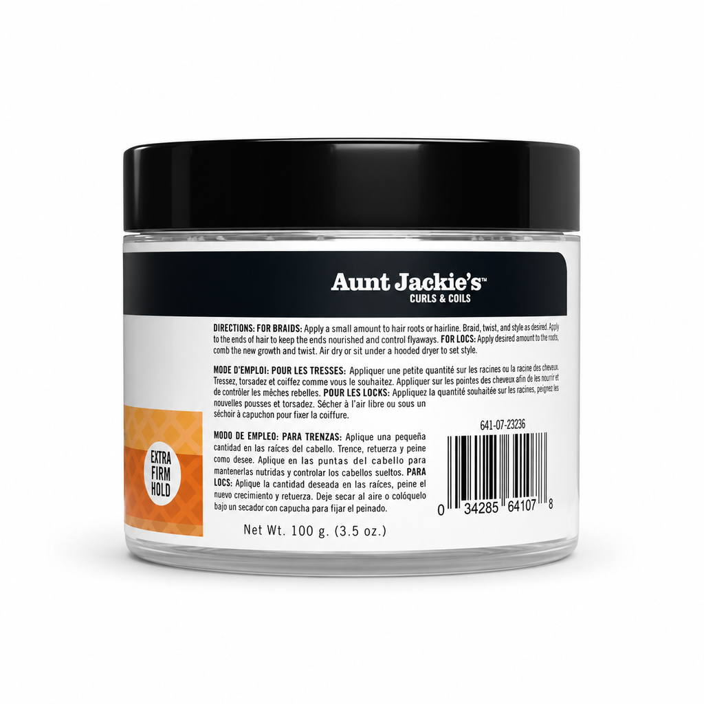 Cire Bordures EDGE GEL SMOOTH + SWIRL 114g - AUNT JACKIE'S