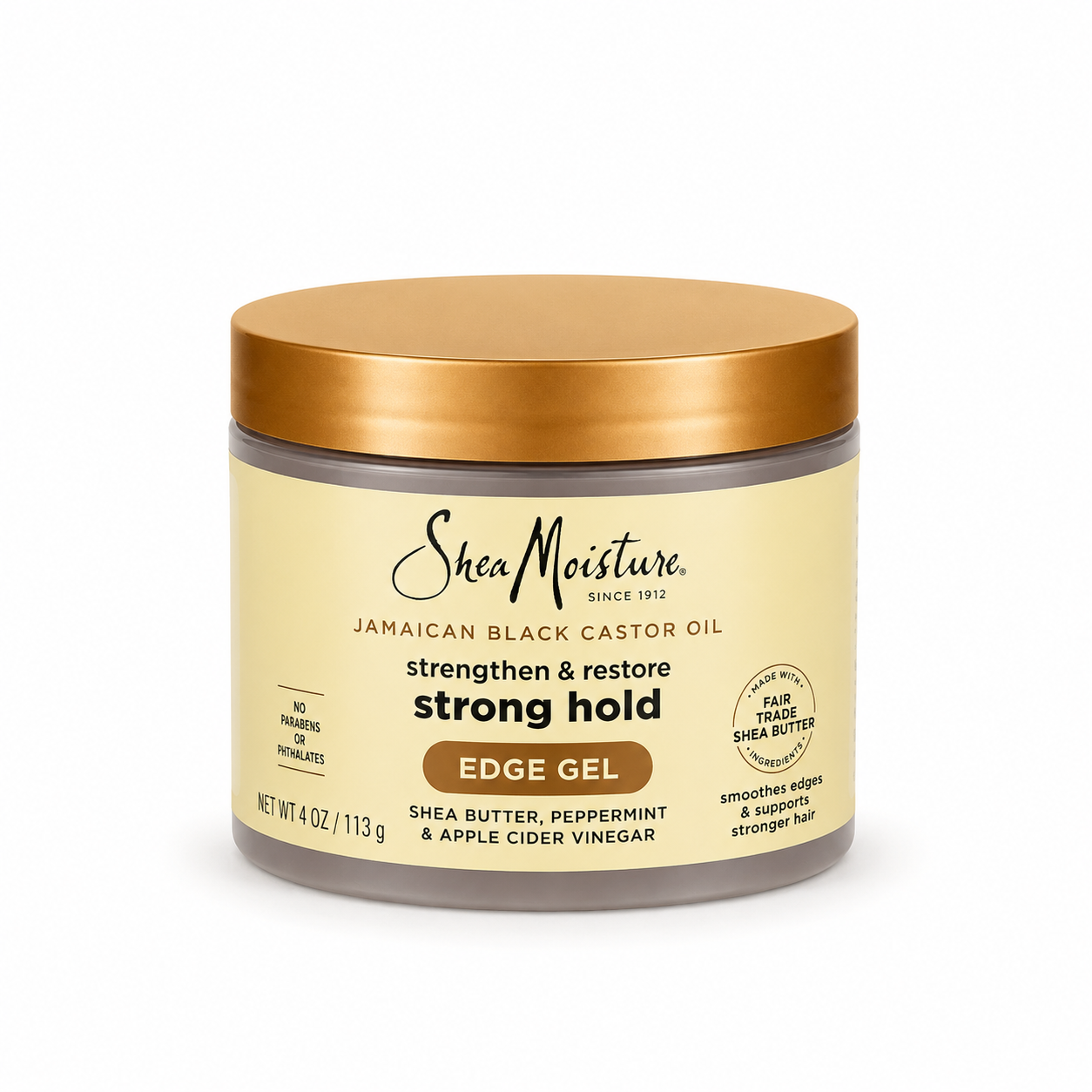 SHEA MOISTURE - Cire Coiffante à l’Huile de Ricin Noire 99g
