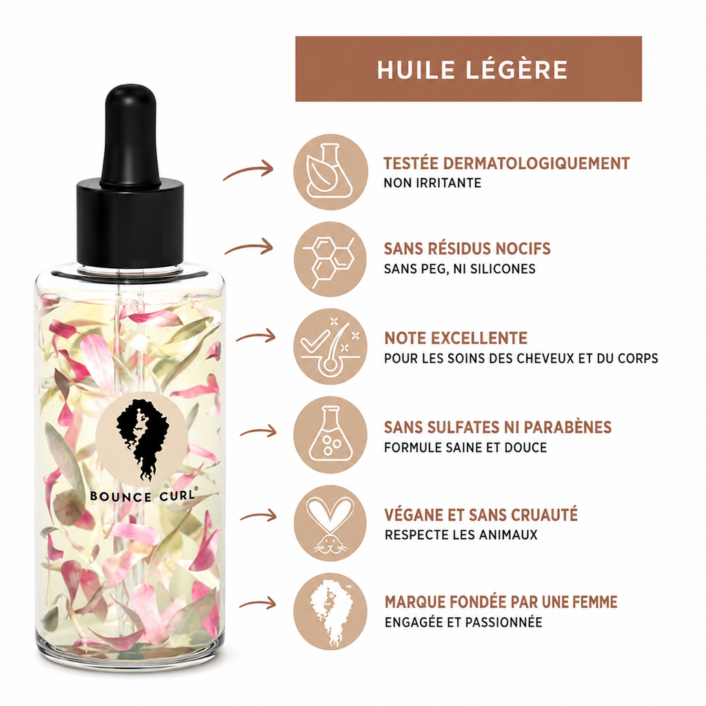 Huile Capillaire LIGHT OIL 100ml - BOUNCE CURL