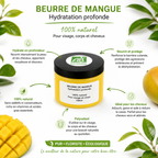 Beurre de Mangue 100% Pur 150ml - COMME GRAND MERE