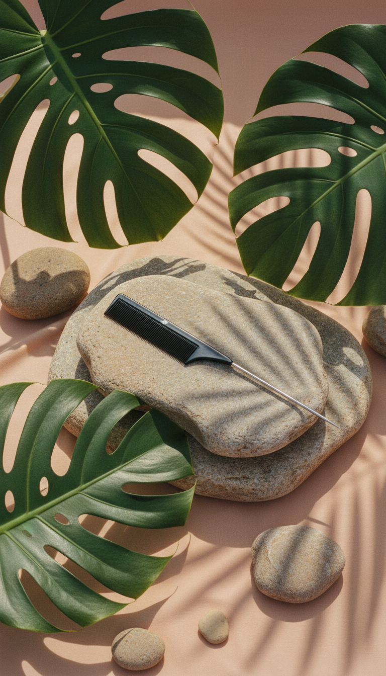 Peigne à Queue en Carbone - CRAZY POUSS