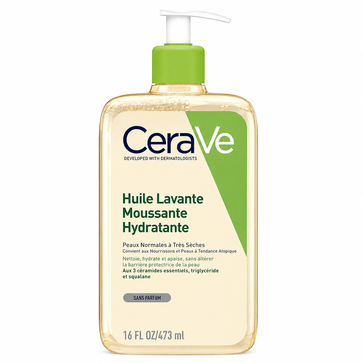 Huile Lavante Moussante Hydratante 473ml - CERAVE