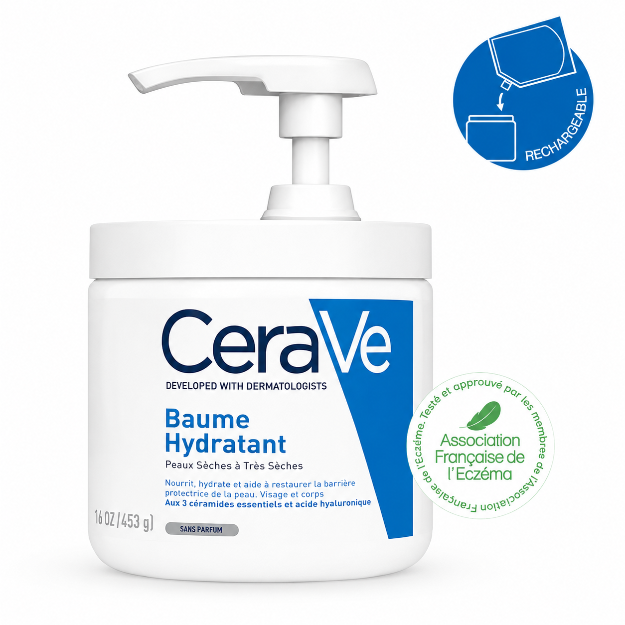 Baume Hydratant Acide Hyaluronique 454g - CERAVE