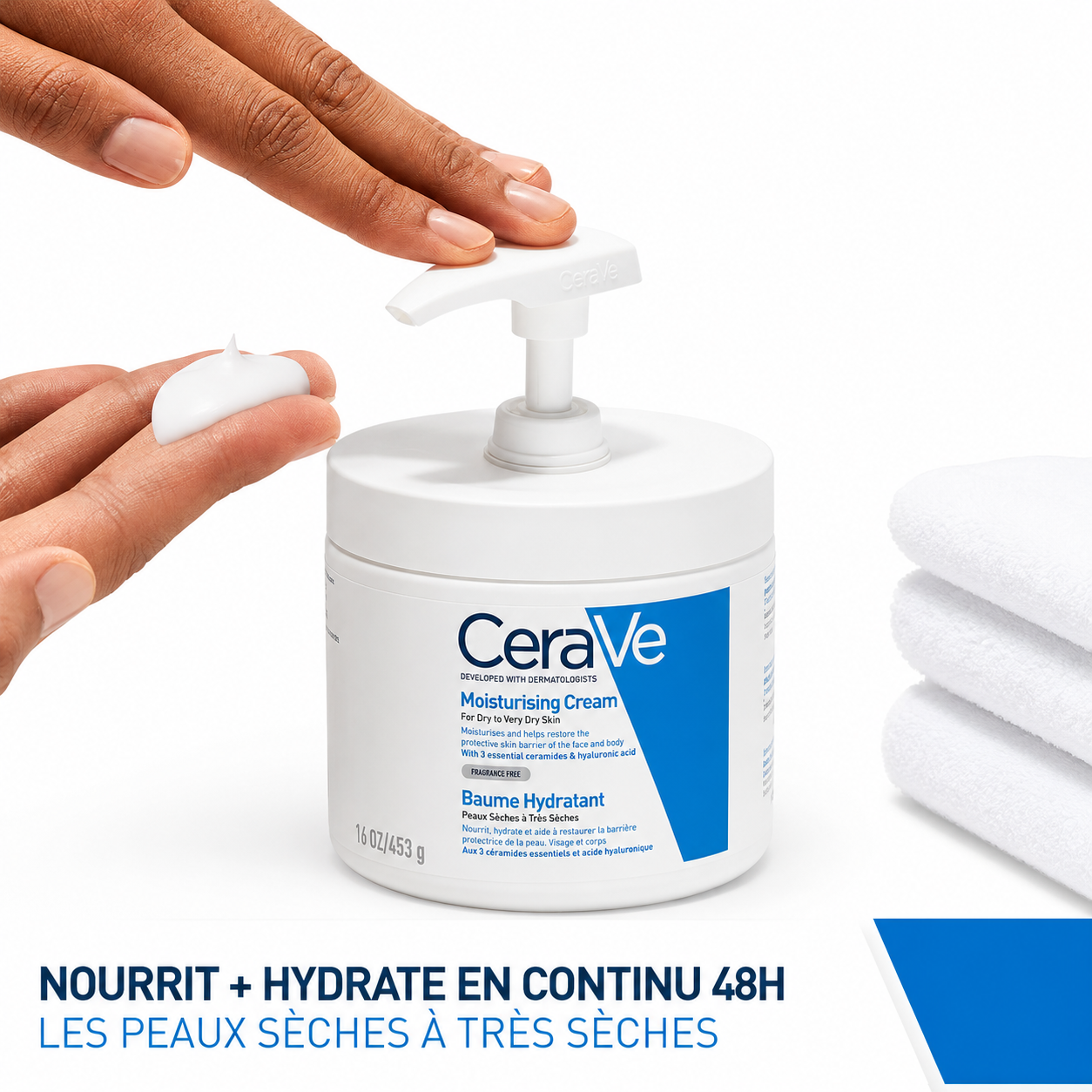 Baume Hydratant Acide Hyaluronique 454g - CERAVE