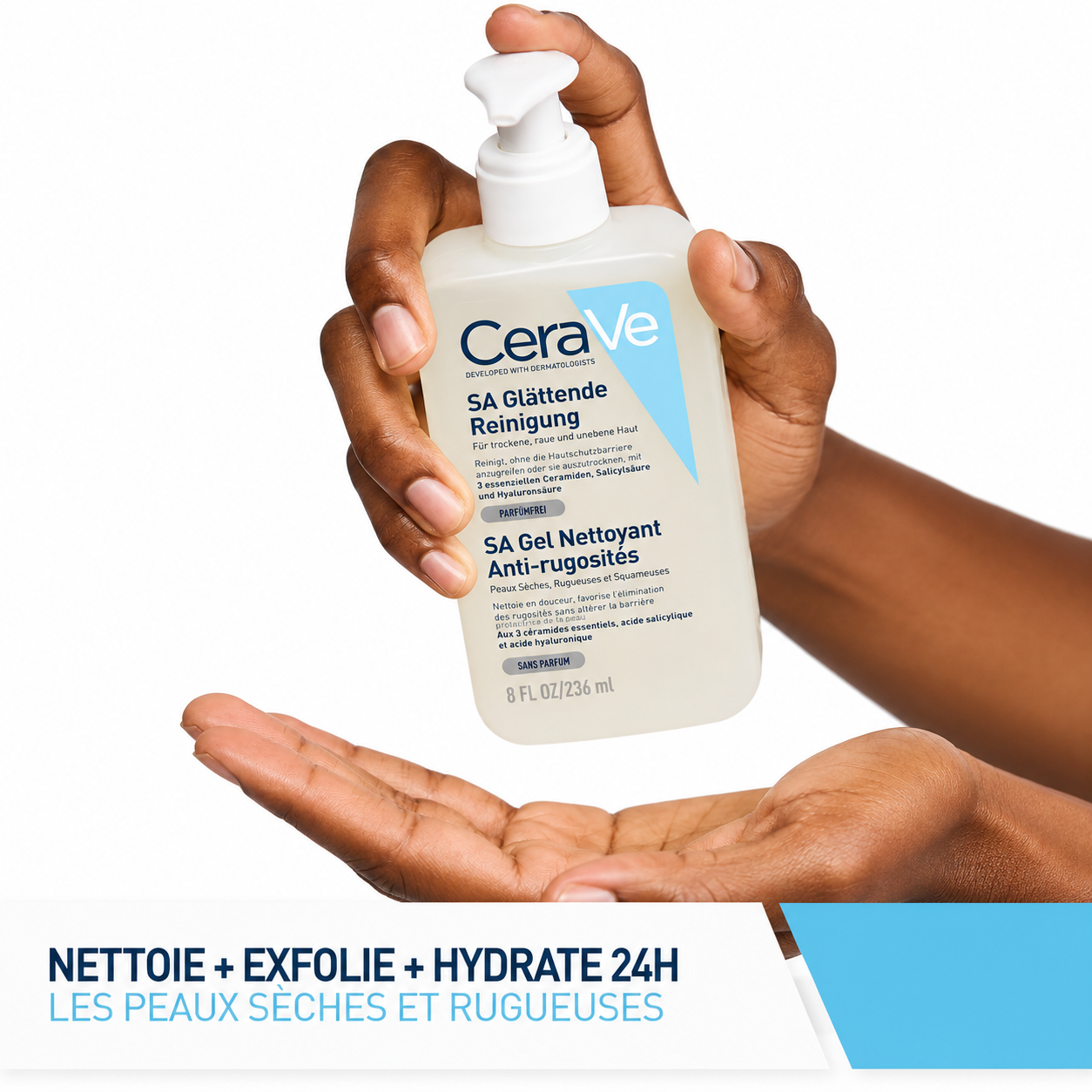 SA Gel Nettoyant Anti Rugosité 236ml - CERAVE