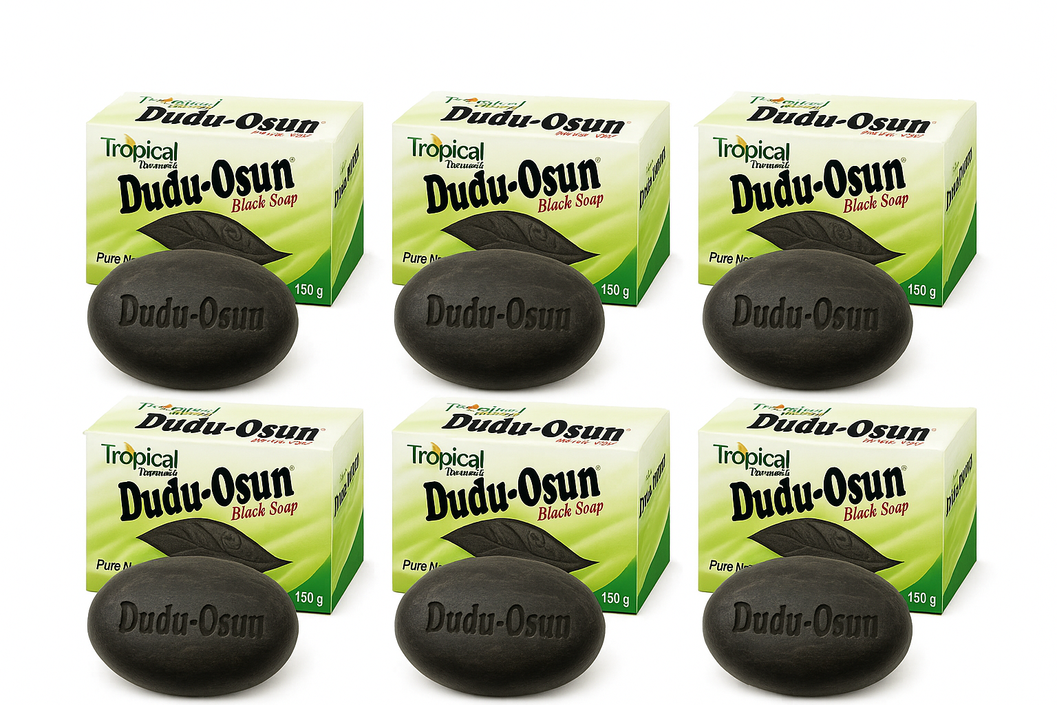 Savon Noir (Lot de 6) - DUDU OSUN