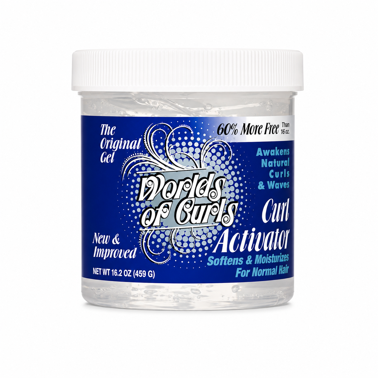Gel Activateur Boucles 459g (CHEVEUX NORMAUX) - WORLD OF CURLS