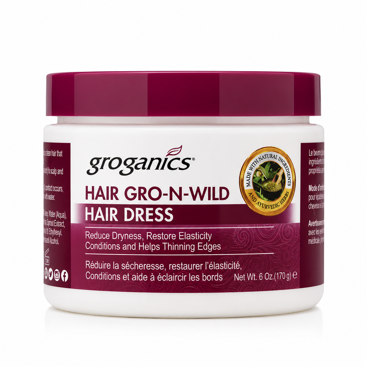 Hair Gro-N-Wild HAIR DRESS - GROGANICS