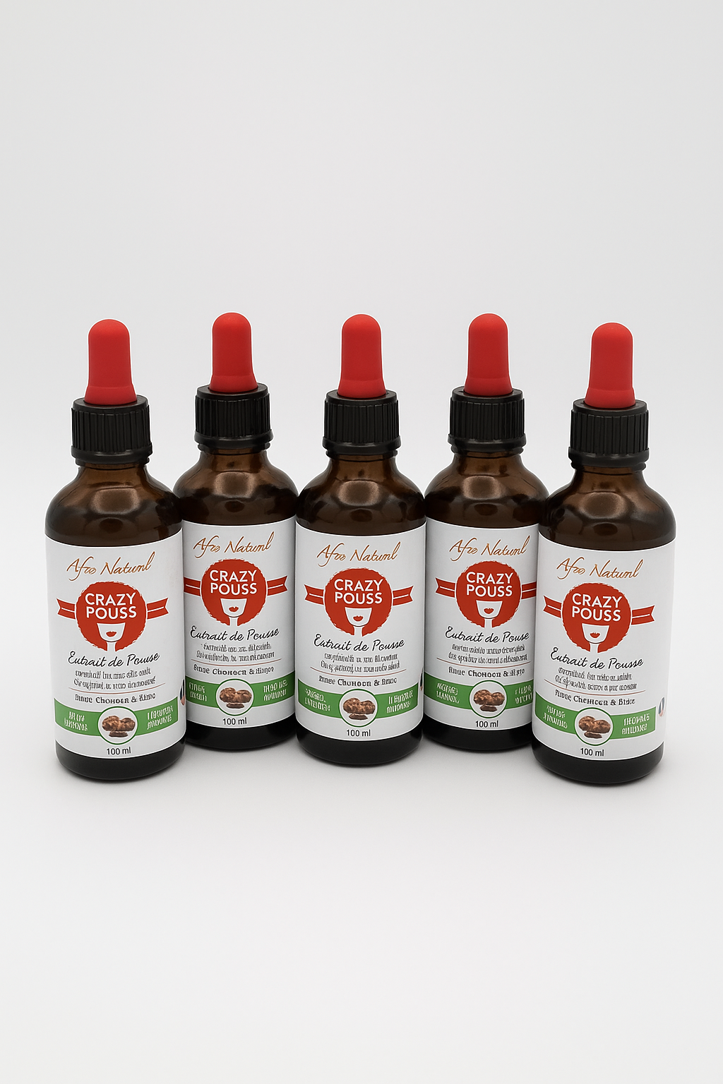 Pack 5 Lotions Crazy Pouss