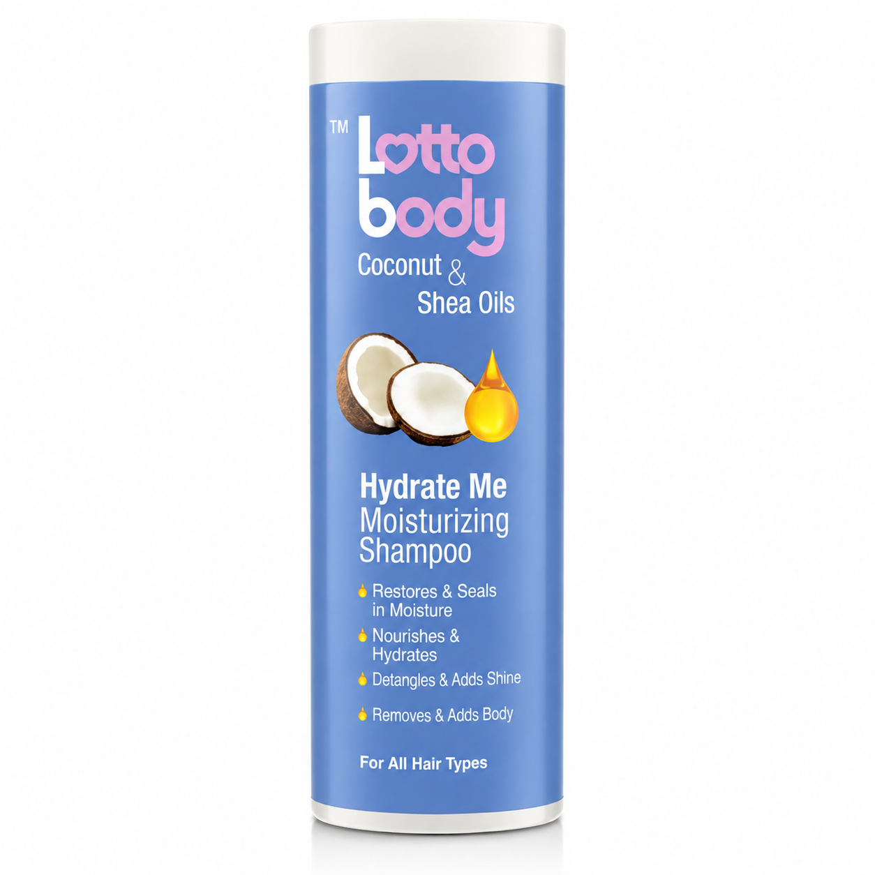 Shampoing Hydratant au Karité et Coco 300ml - LOTTA BODY