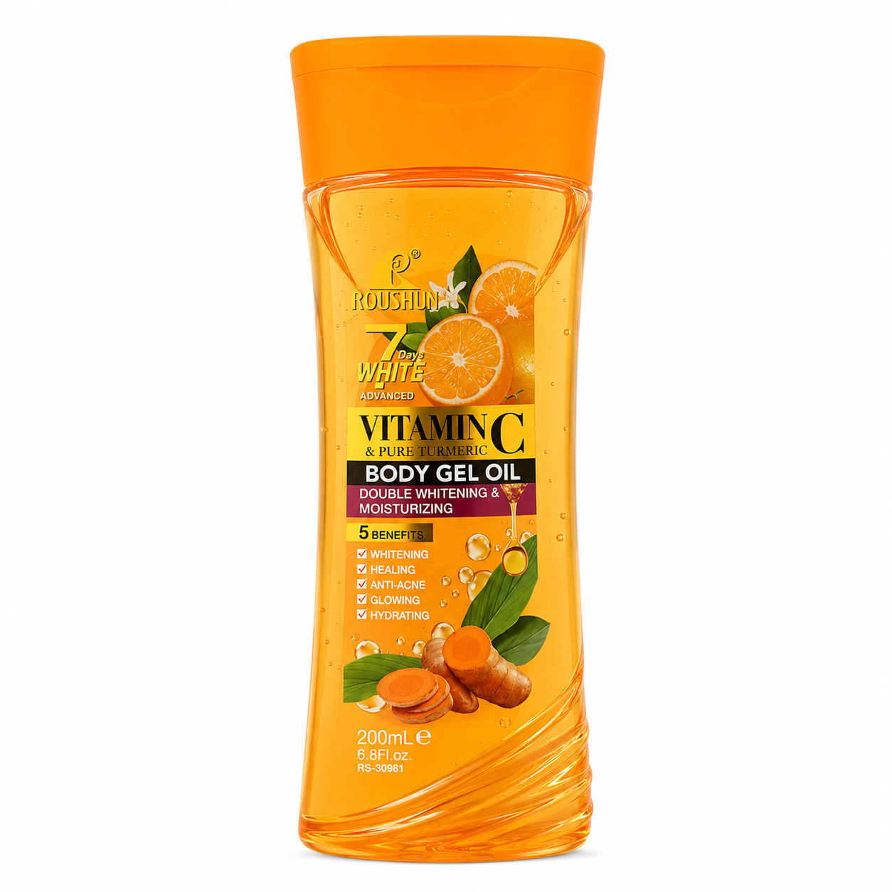 Huile Gel Corps VITAMIN C 200ml - ROUSHUN