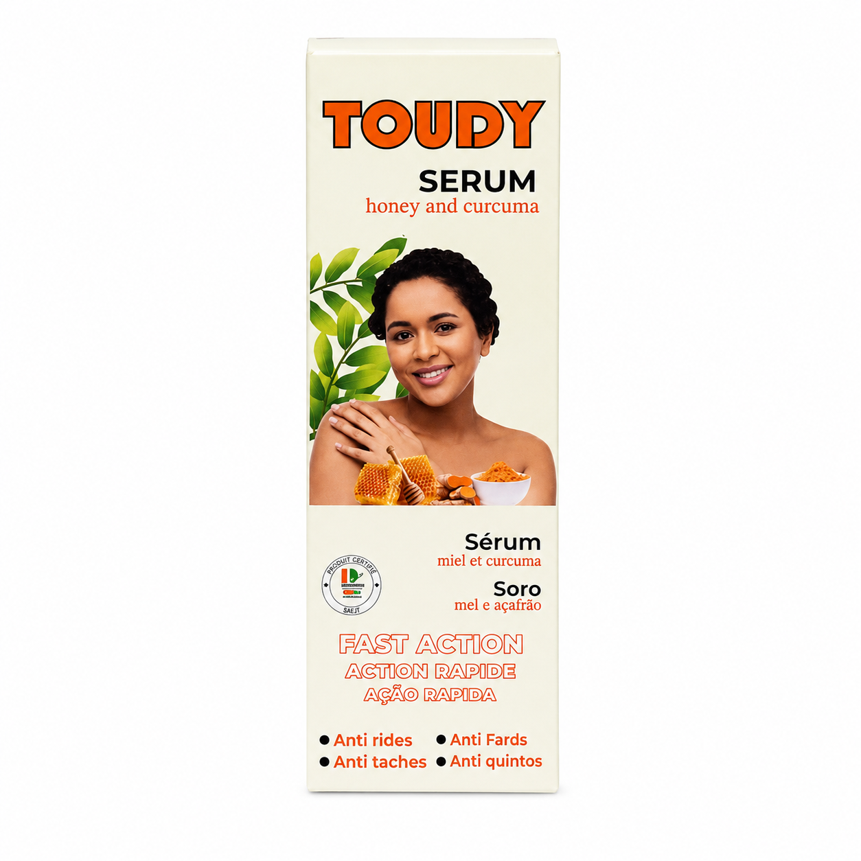 Serum Miel et Curcuma 110ml - TOUDY