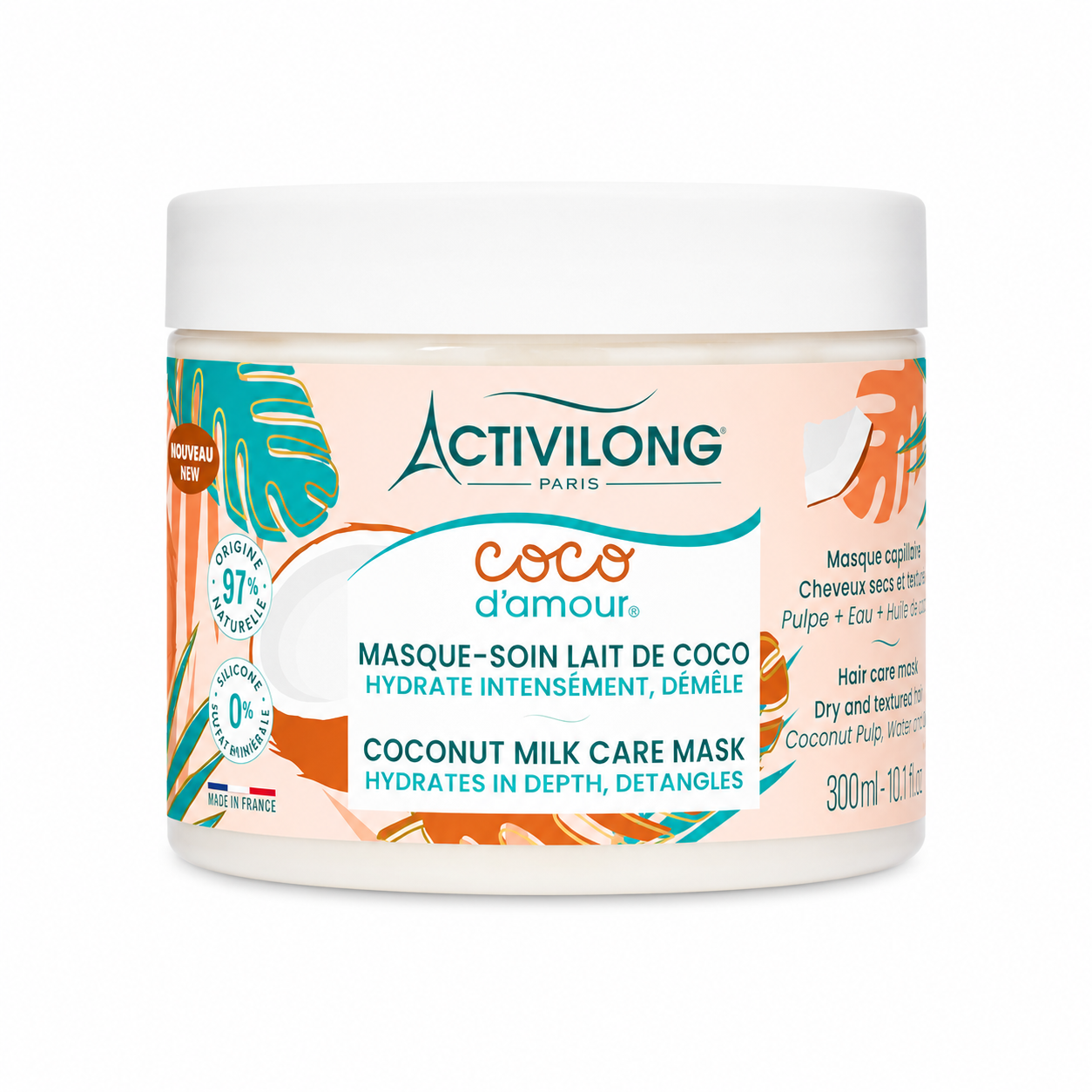 Masque Soin COCO D'AMOUR 300ml - ACTIVILONG