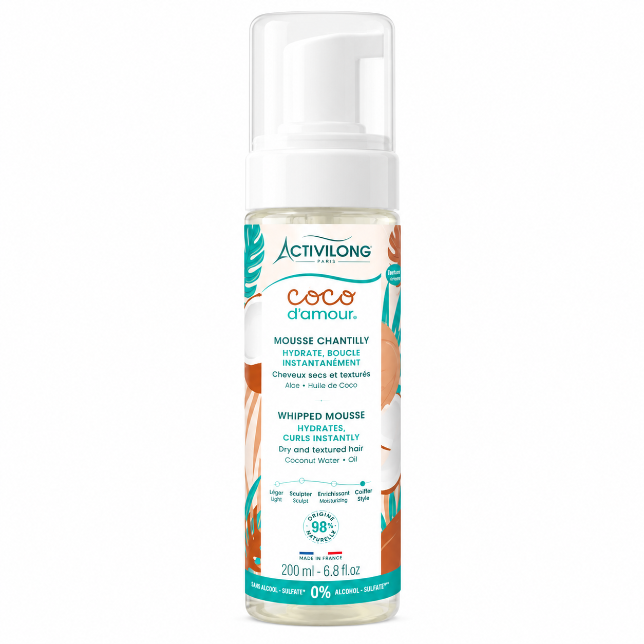 Mousse Chantilly COCO D'AMOUR 200ml - ACTIVILONG