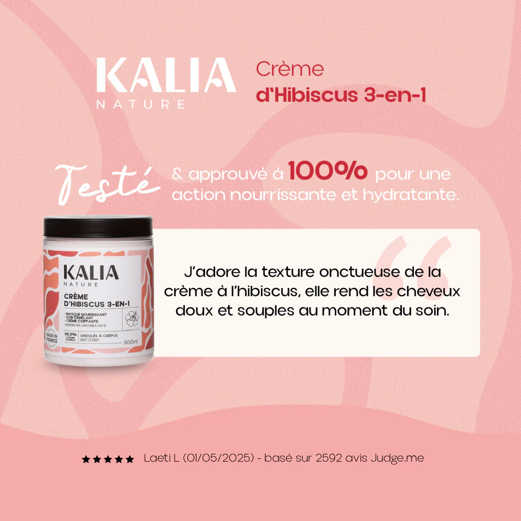 Creme HIBISCUS 3en1 300ml - KALIA NATURE