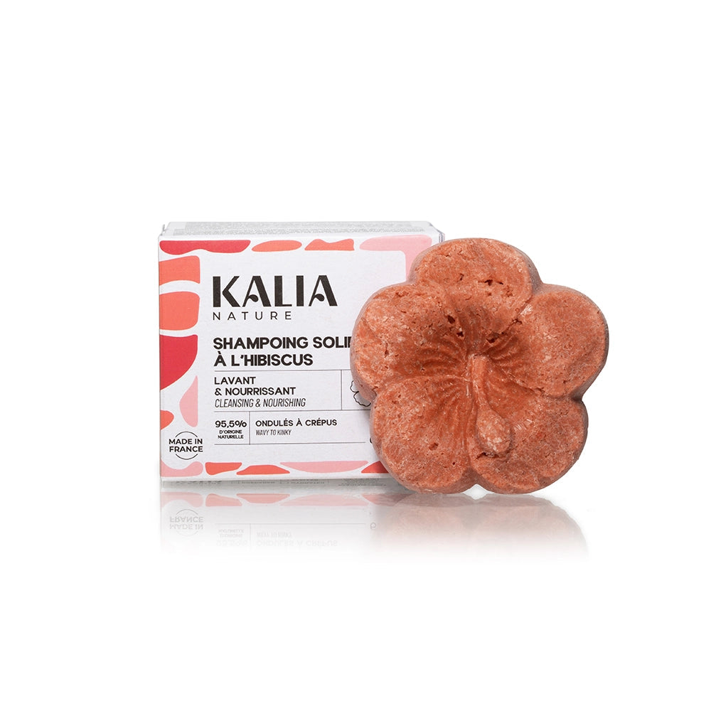 Shampoing Solide à l'Hibiscus 60g - KALIA NATURE