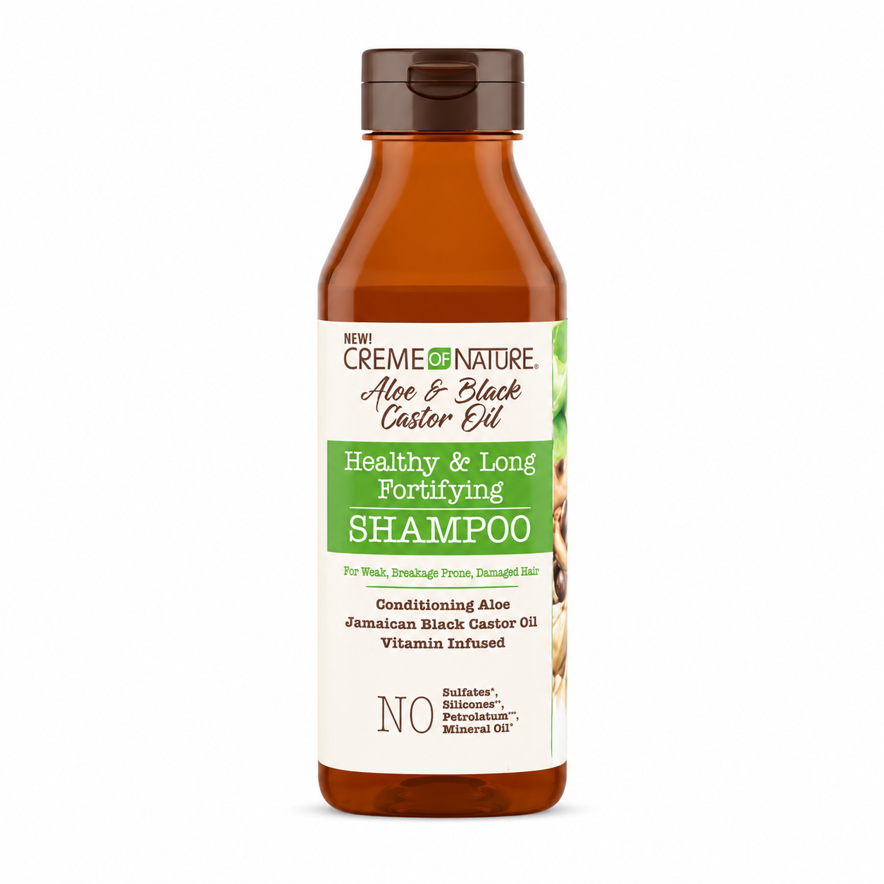 Shampoing Fortifiant à l’Huile de Ricin et Aloé Vera 355ml - CREME OF NATURE