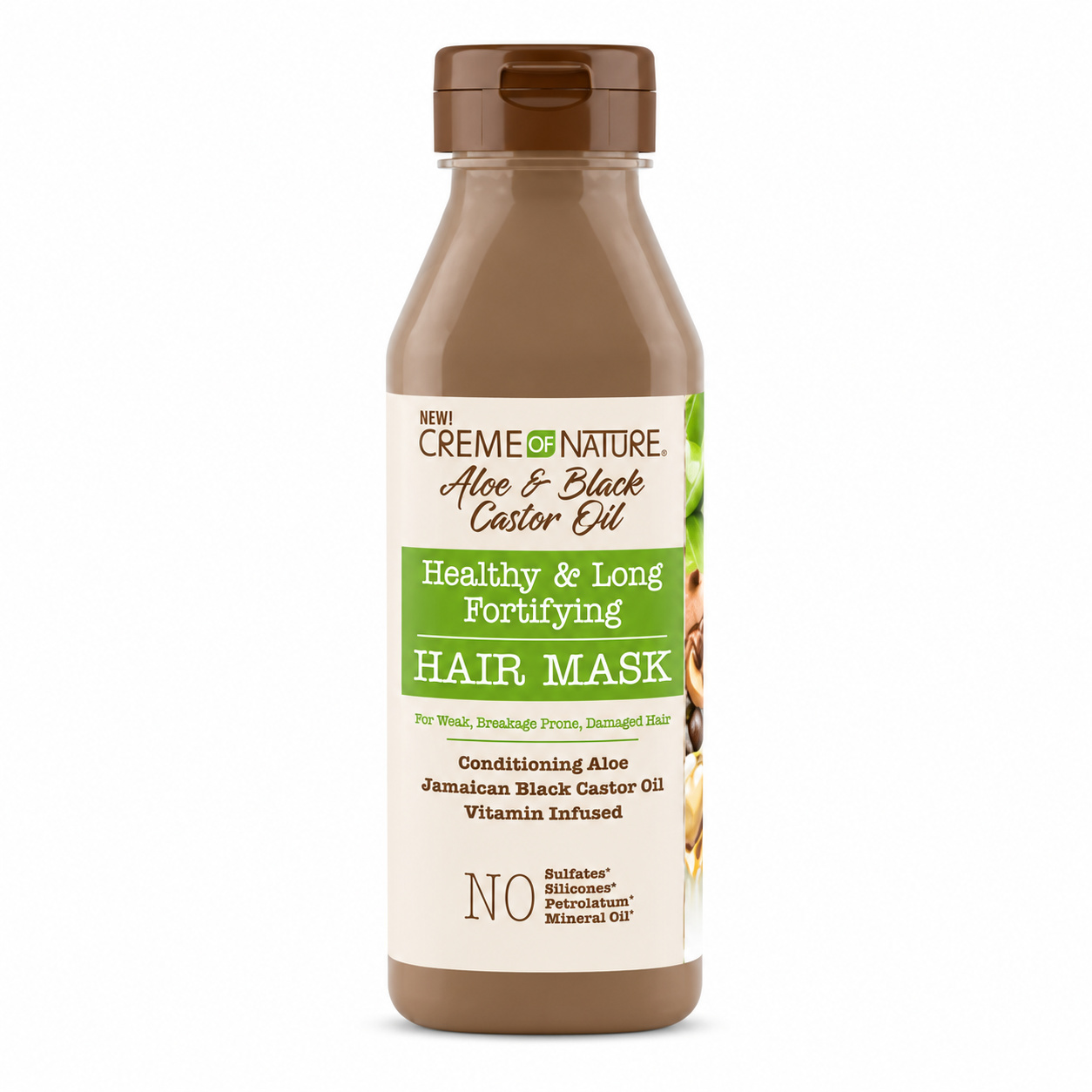 CREME OF NATURE - Masque Fortifiant à l‘Huile de Ricin et Aloé Vera 355ml