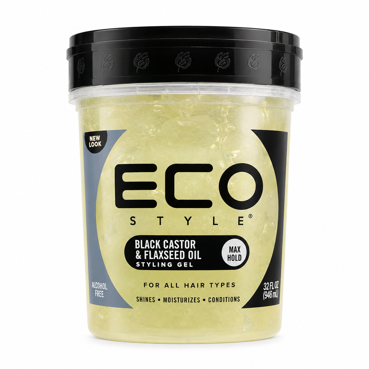 Gel à l’Huile de Ricin Noire (Black Castor Oil) 946ml - ECO STYLER