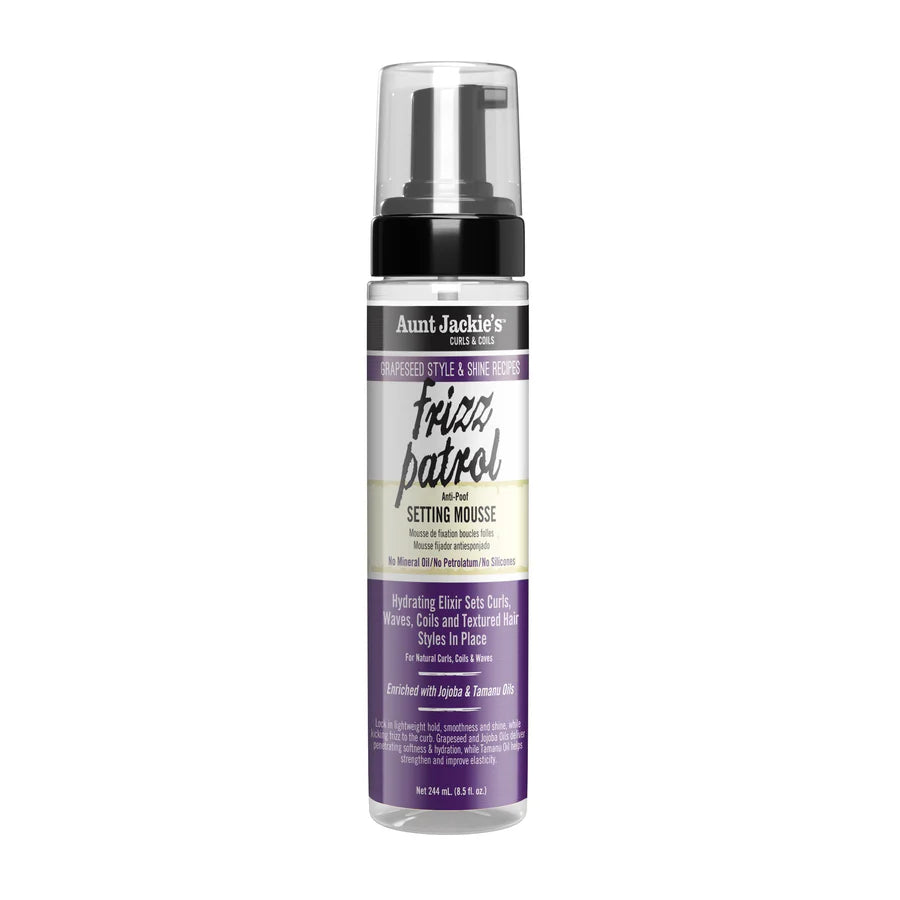 Mousse Coiffante FLAXSEED Frizz Patrol 244ml - AUNT JACKIE'S