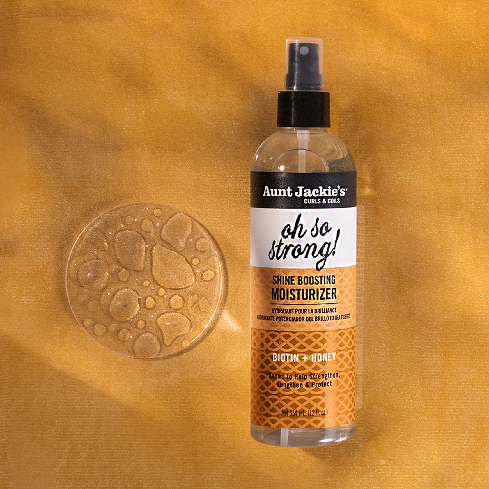Spray Brillantine SHINE BOOSTING MOISTURIZER 354ml - AUNT JACKIE'S