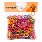 Lot De 750 Elastiques Mini Colorés - MAGIC AFRO