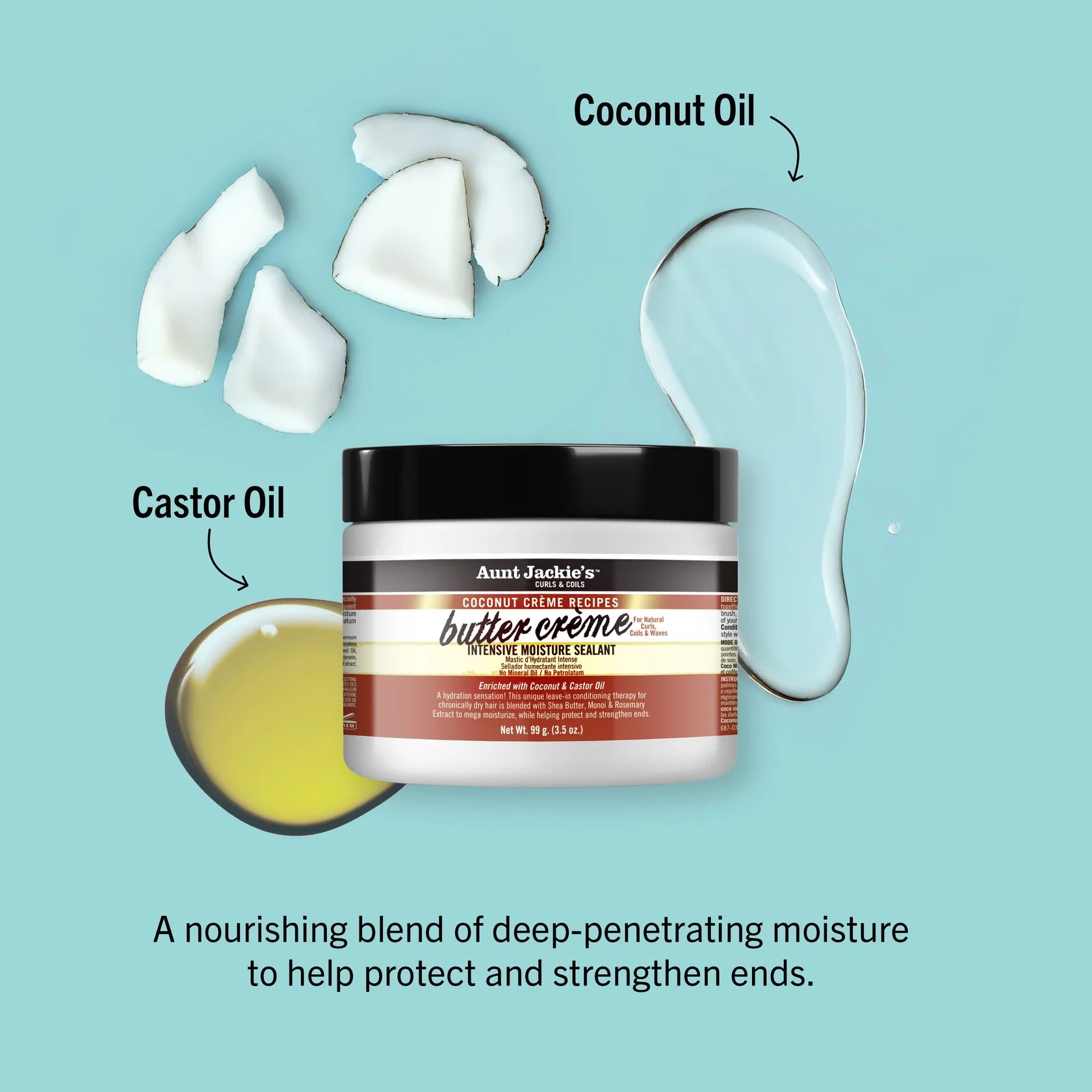 AUNT JACKIE'S - Crème Réparatrice à l’Huile de Coco 213g