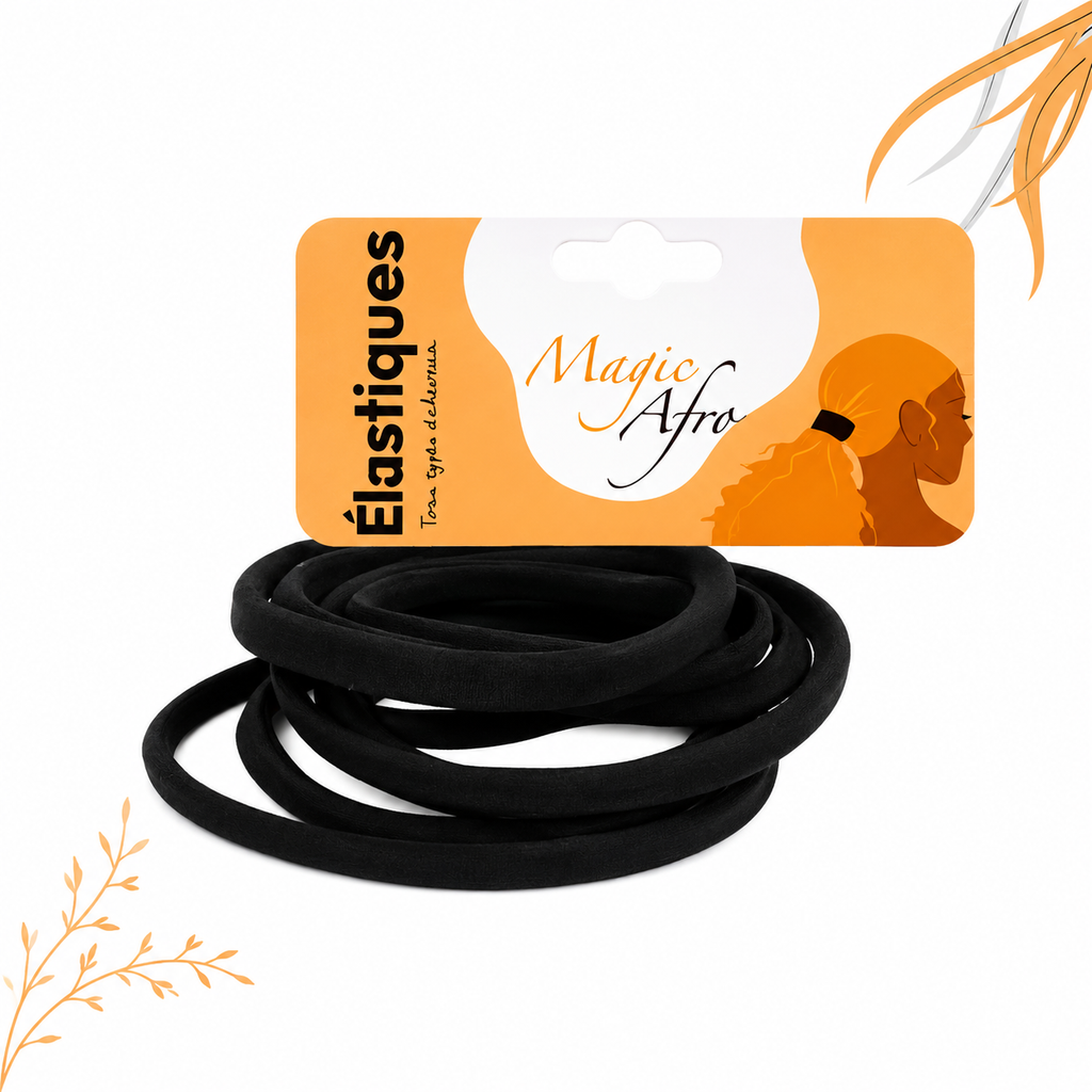 MAGIC AFRO -  Lot De 6 Elastiques – Taille L